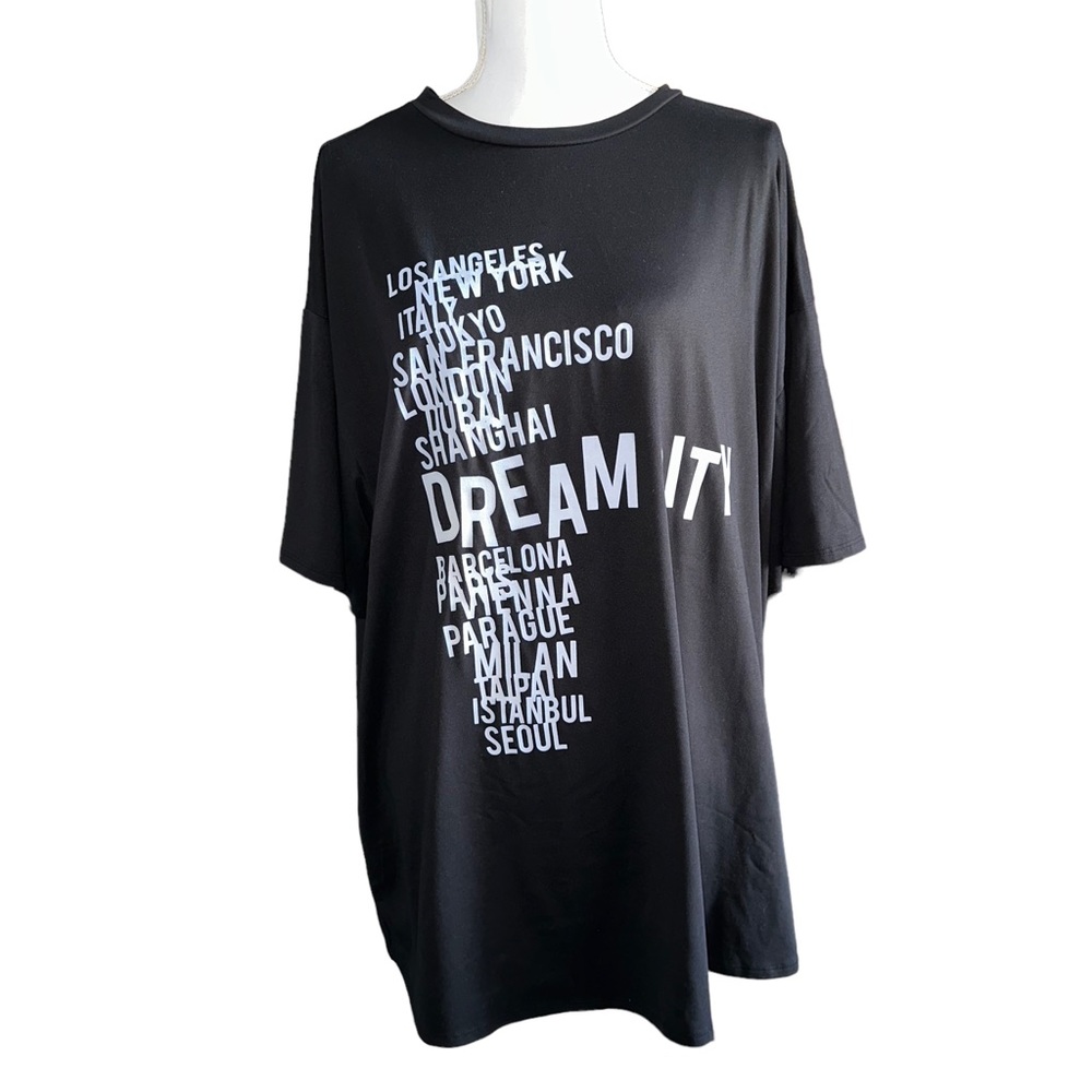 Torrid International Cities Black Oversized Tshirt|Torrid Oversized Shirt - Picture 7 of 7